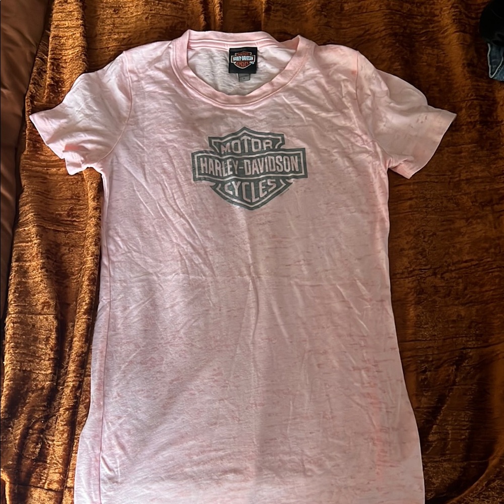 Harley-Davidson Pink Short Sleeve Tee